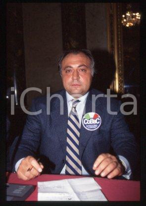 Domenico ZAMBETTI - MILAN Italian politician 1995 ca * 35mm vintage slide 6