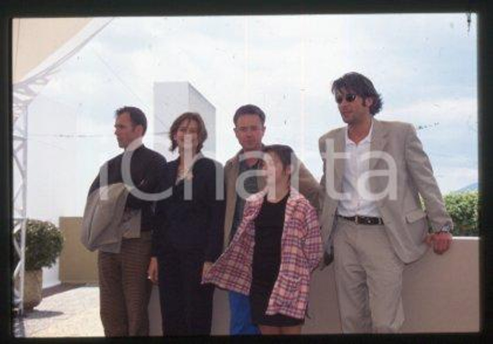 35mm vintage slide* 1997 CANNES Michael WINTERBOTTOM & Emira NUSEVIC (17)