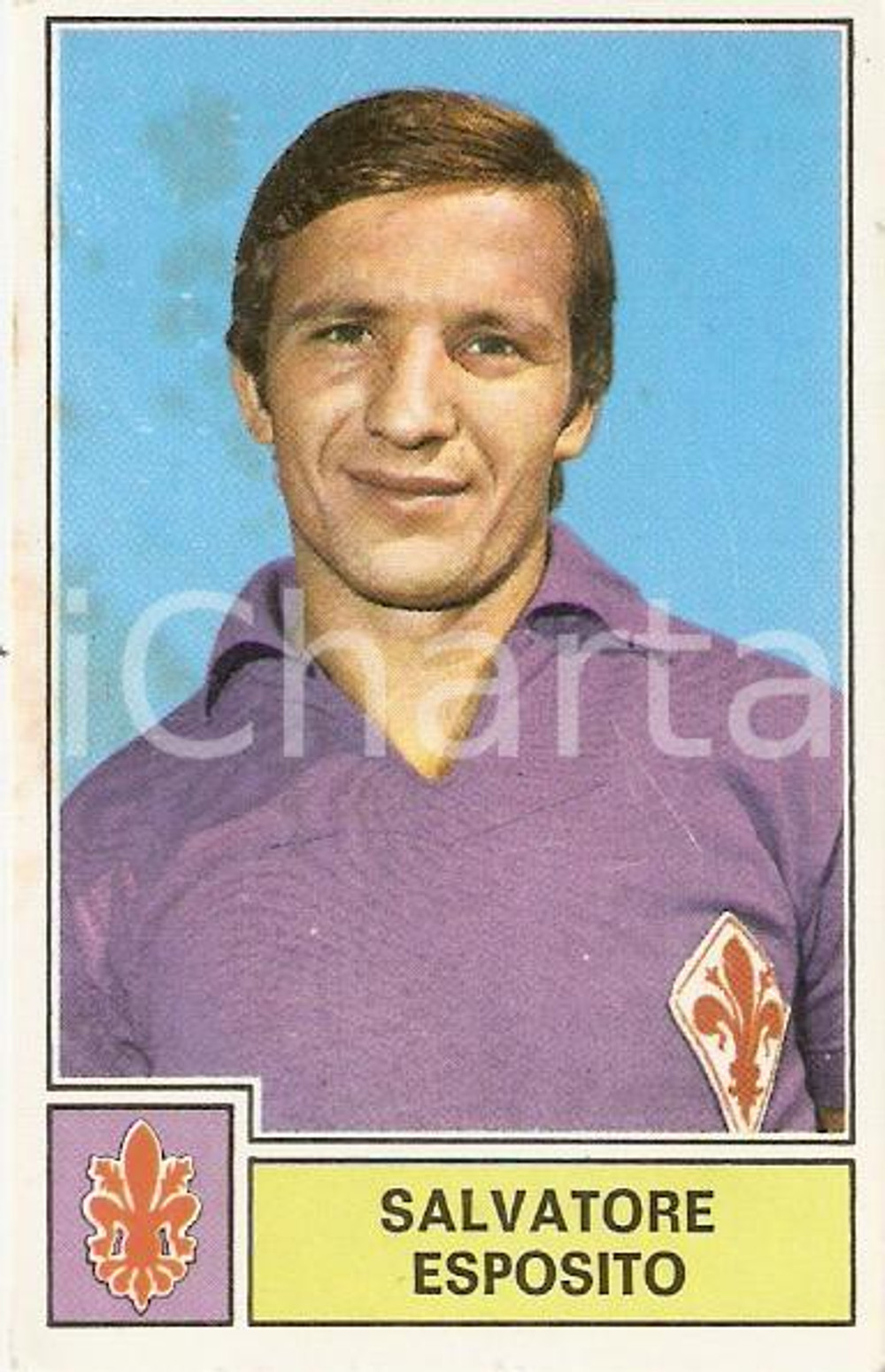 Oggetto da collezione cartaceo PANINI  CALCIATORI 1971  1972 Figurina Salvatore ESPOSITO Serie A NAPOLI 1