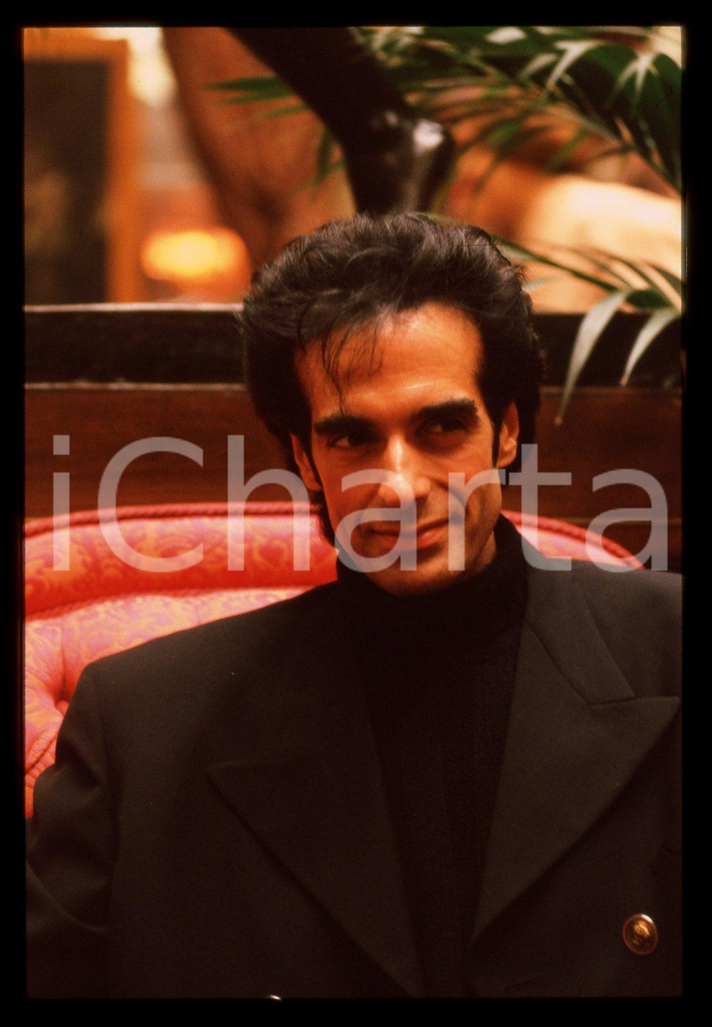 35mm vintage slide* 1995ca COSTUME David COPPERFIELD Ritratto illusionista 17