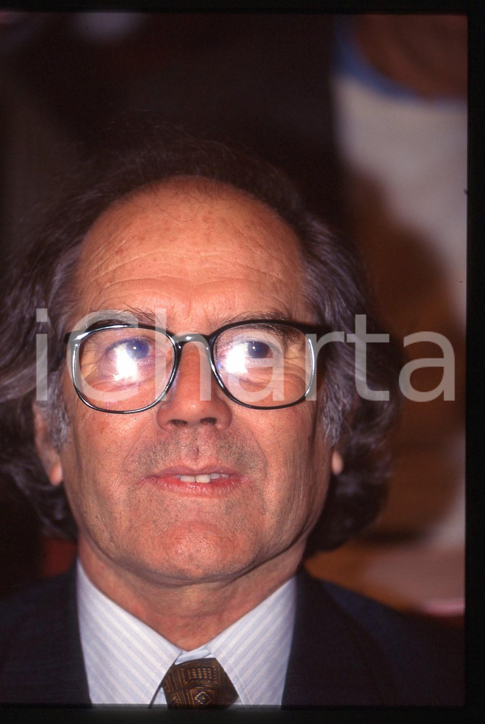 35mm vintage slide* 1996 MILANO Adolfo Perez ESQUIVEL a un convegno NOBEL (11)