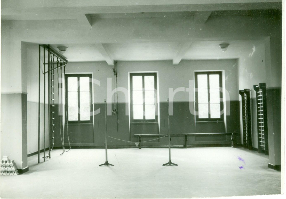 Fotografia d epoca originale 1932 MILANO Palestra Casa BALILLA Gruppo SOCRATE LORIS Fotografia 1