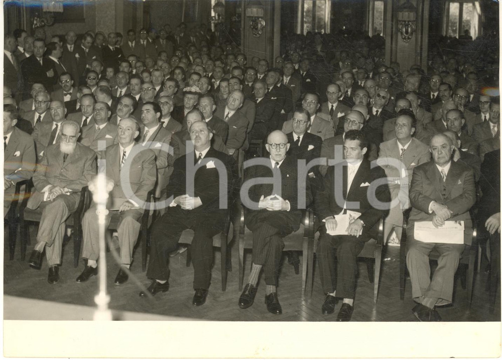 1954 STRESA VII Convegno di Economia e Politica Industriale - Veduta della sala