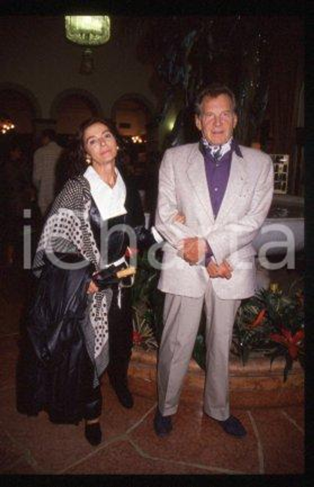 35mm vintage slide* 1993 ca CANNES Jean-Pierre AUMONT & Marisa PAVAN (16)