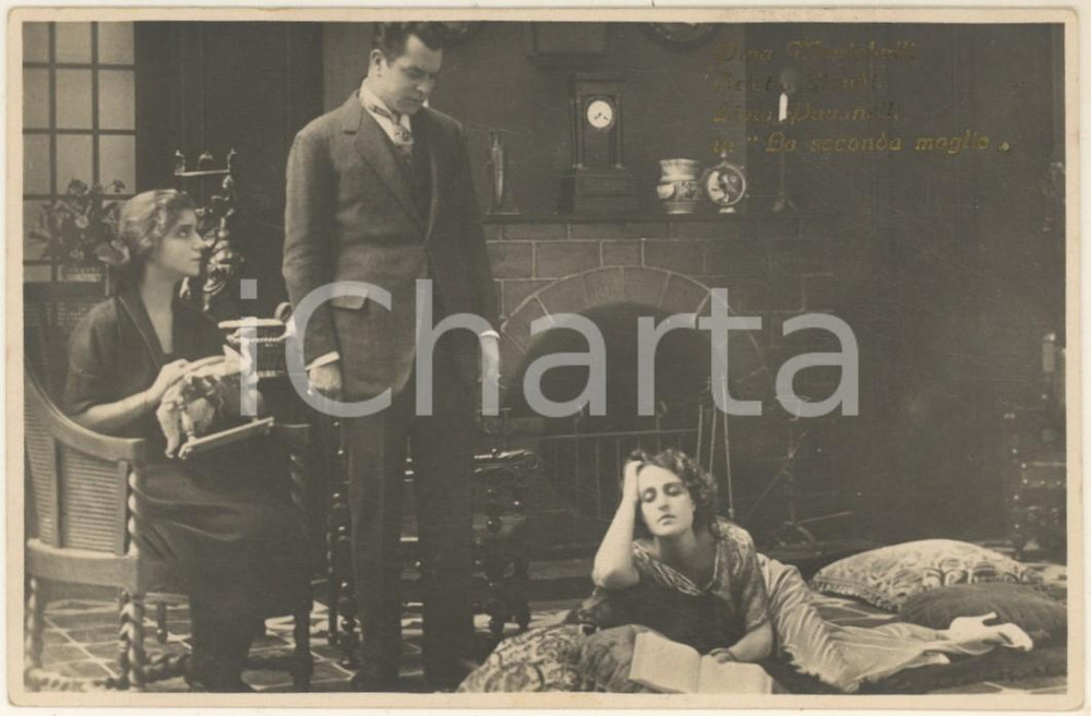 Cartolina originale da collezione 1922 LA SECONDA MOGLIE Pina MENICHELLI Orietta CLAUDI Livio PAVANELLI Cartolina 1