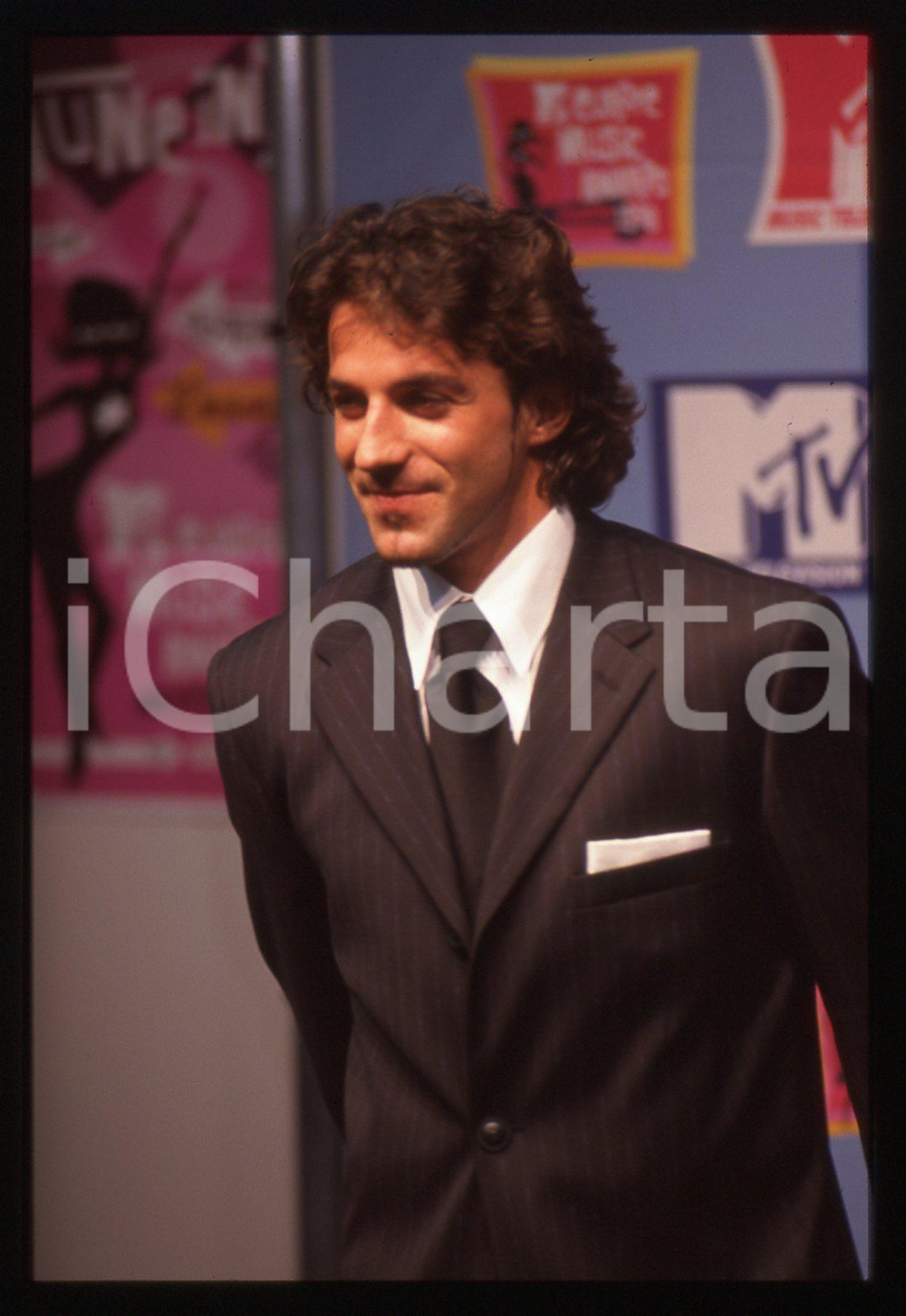 35mm vintage slide* 1998 MILANO - Alessandro DEL PIERO MTV Europe Music Awards 2