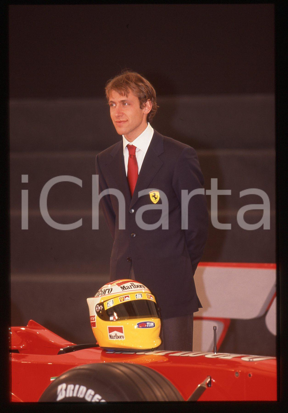 35mm vintage slide* 1999 MARANELLO Luca BADOER Presentazione FERRARI F399 (5)