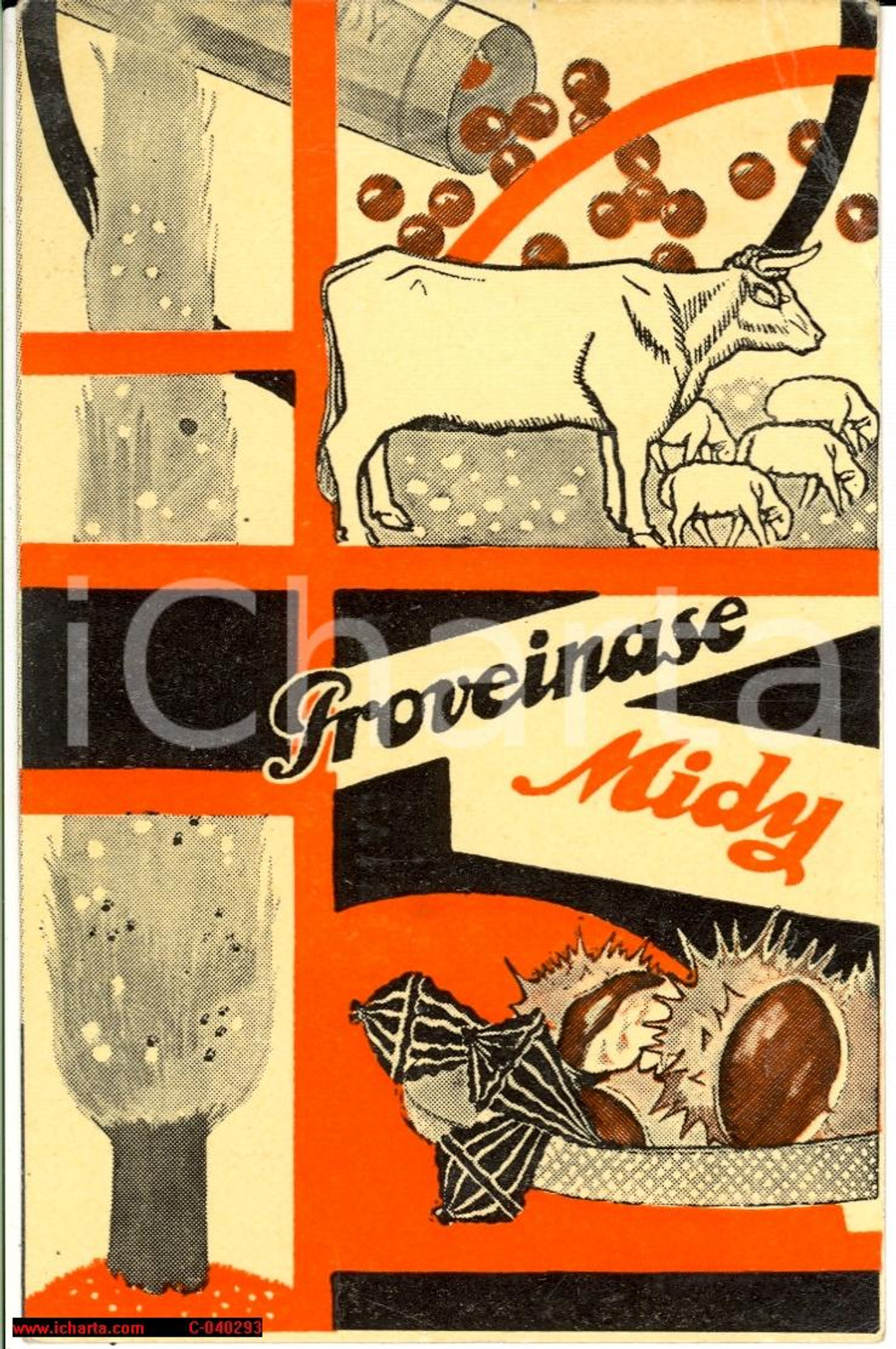 Materiale pubblicitario d’epoca 1929 SIFCA MILANO PubblicitÃ  PROVENAISE MIDY 1