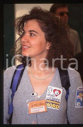 Franca GAMBATO - LEGA NORD l'indipendenza Portrait 1996ca *35mm vintage slide 10