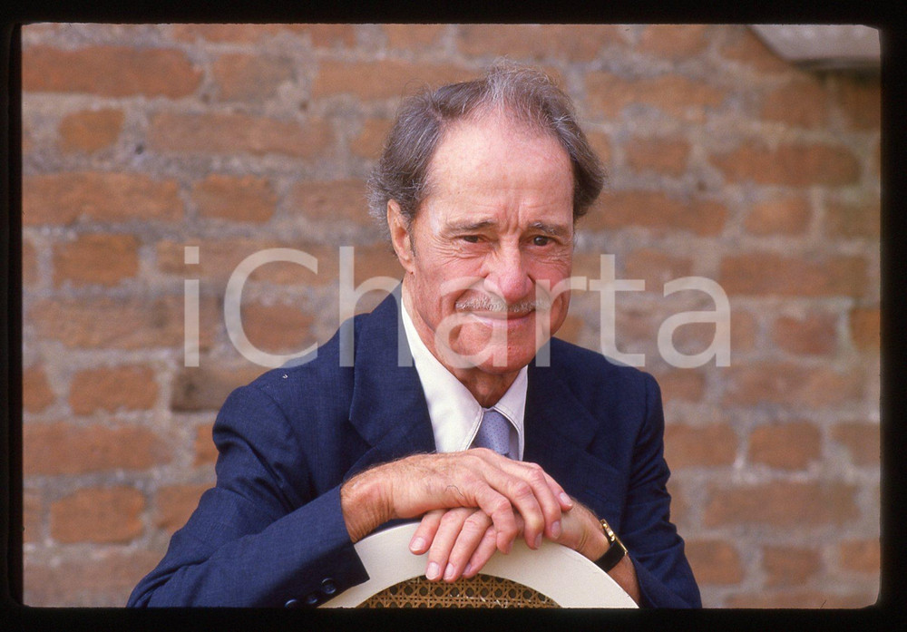 35mm vintage slide* 1988 VENEZIA Don AMECHE alla Mostra del Cinema - Ritratto 5