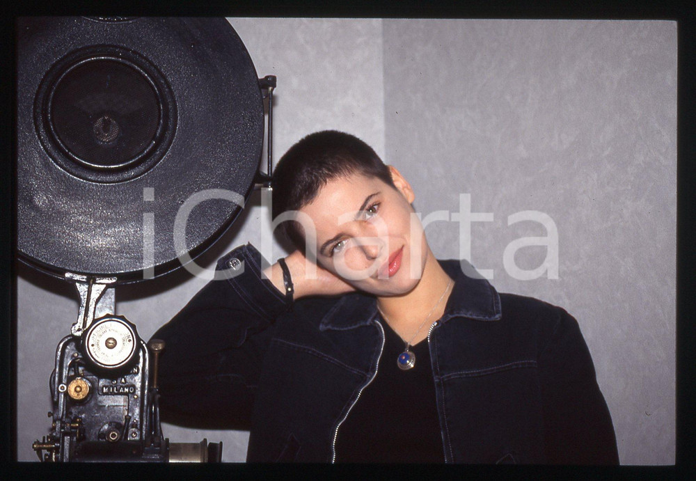 35mm vintage slide* 1997 SANREMO Silvia SALEMI Ritratto della cantante (7)