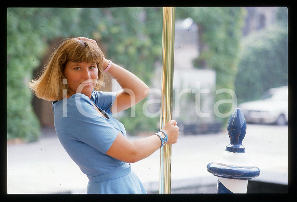 35mm vintage slide* 1990 VENEZIA Debora ERGAS Ritratto dell'attrice 18