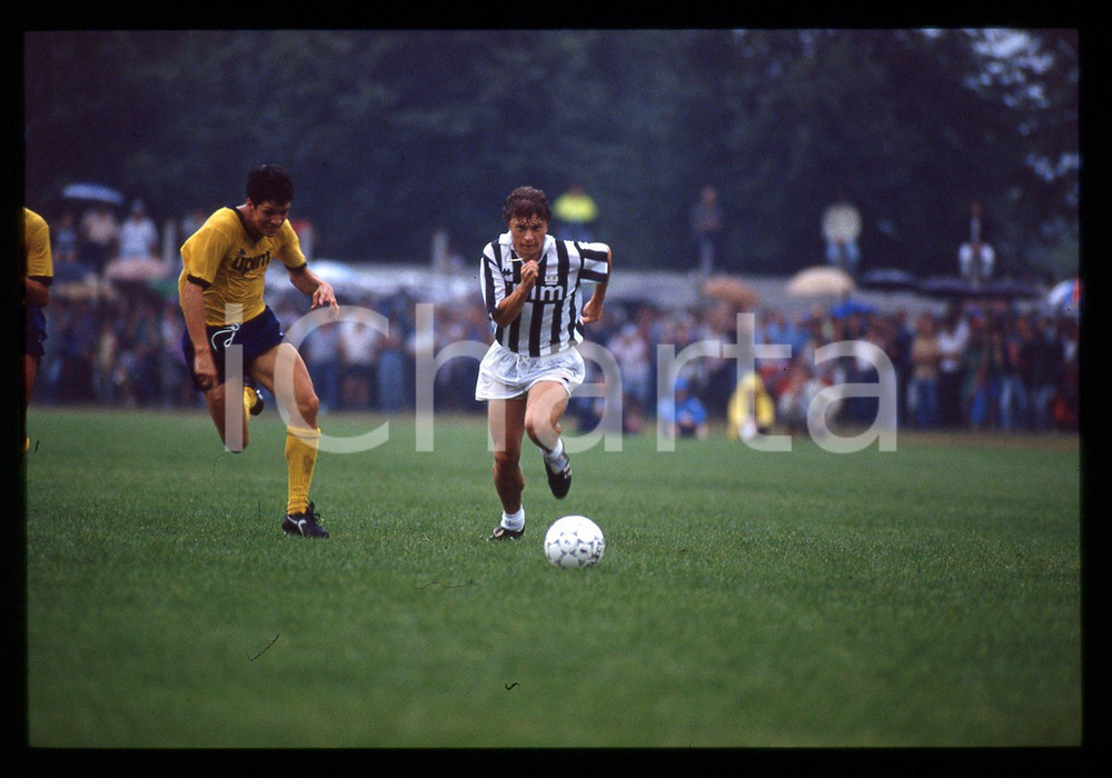 35mm vintage slide* 1989 VILLAR PEROSA JUVENTUS A vs B 5-0 - Oleksandr ZAVAROV 2