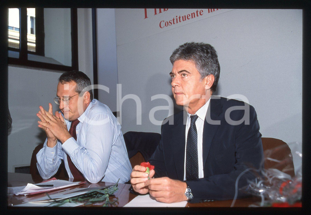 35mm vintage slide* 2000 MILANO Claudio MARTELLI Bobo CRAXI (6)