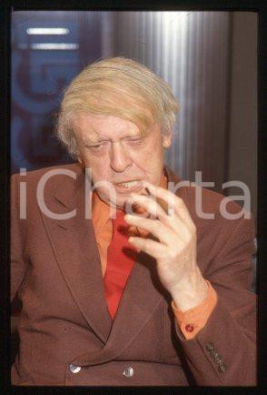 35mm vintage slide* 1985 RAI UNO - OGGI & DOMANI writer Anthony BURGESS (20)