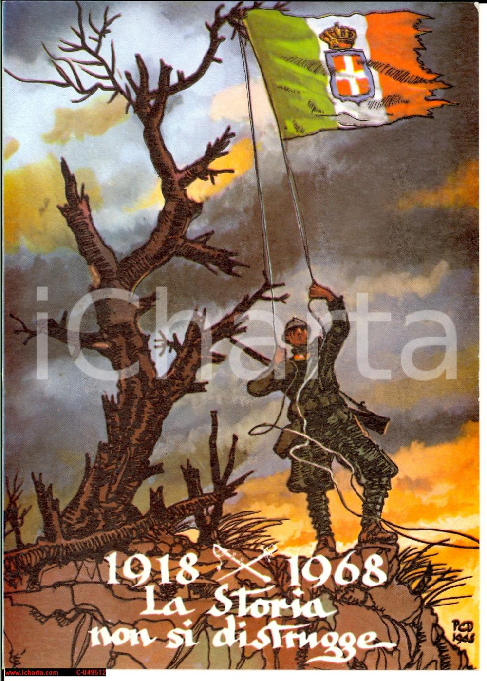 Oggetto da collezione cartaceo 1968 La Storia non si distrugge Paolo CACCIA DOMINIONI 1