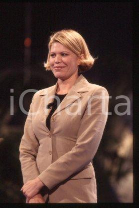 35mm vintage slide* 1997 TV - ITALY American showgirl actress Wendy WINDHAM (6)