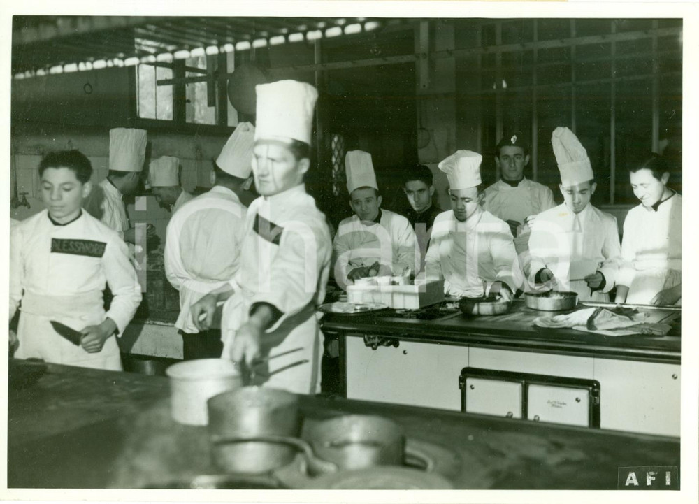 Fotografia d epoca originale 1941 TORINO Cuochi di ALESSANDRIA Littoriali del Lavoro Fotografia 1