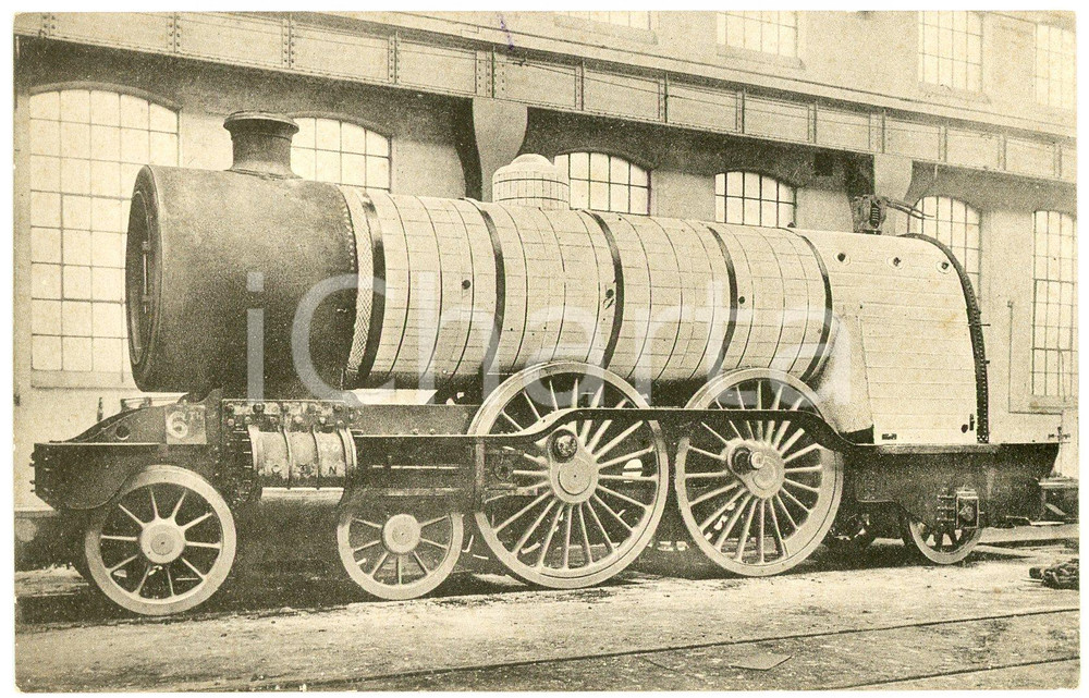 1920 ca UK - KEASBY & MATTISON COMPANY British high speed locomotive - Postcard  Cartolina postale d'epoca, non viaggiata. GOOD/buono  Formato: FP originale e autentica 1