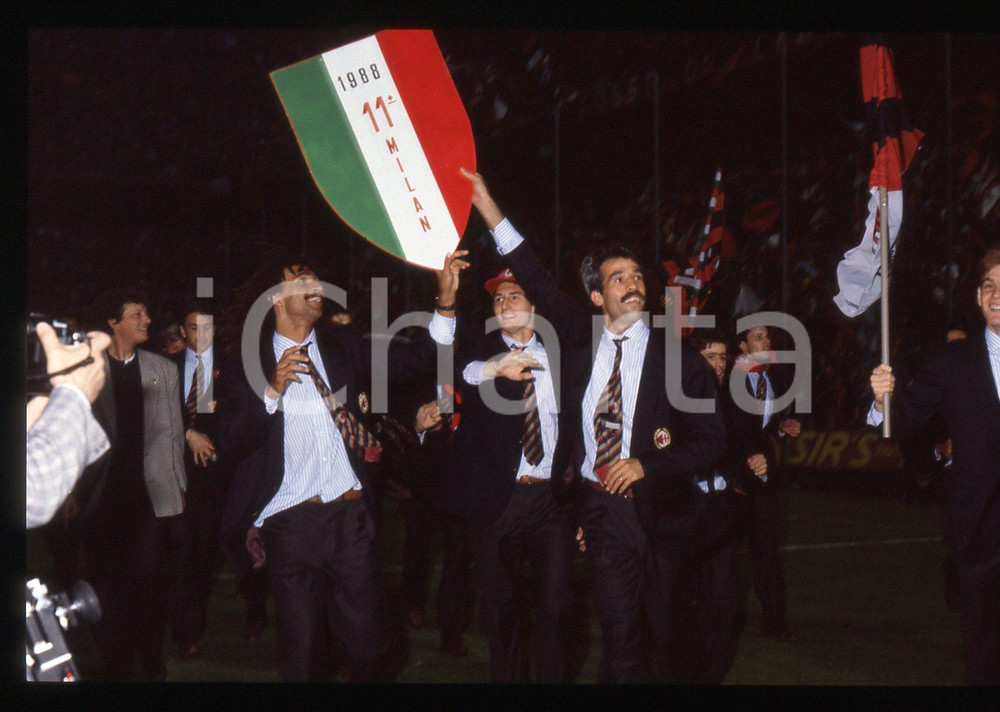 35mm vintage slide* 1988 MILAN Ruud GULLIT Daniele MASSARO Pietro Paolo VIRDIS 2