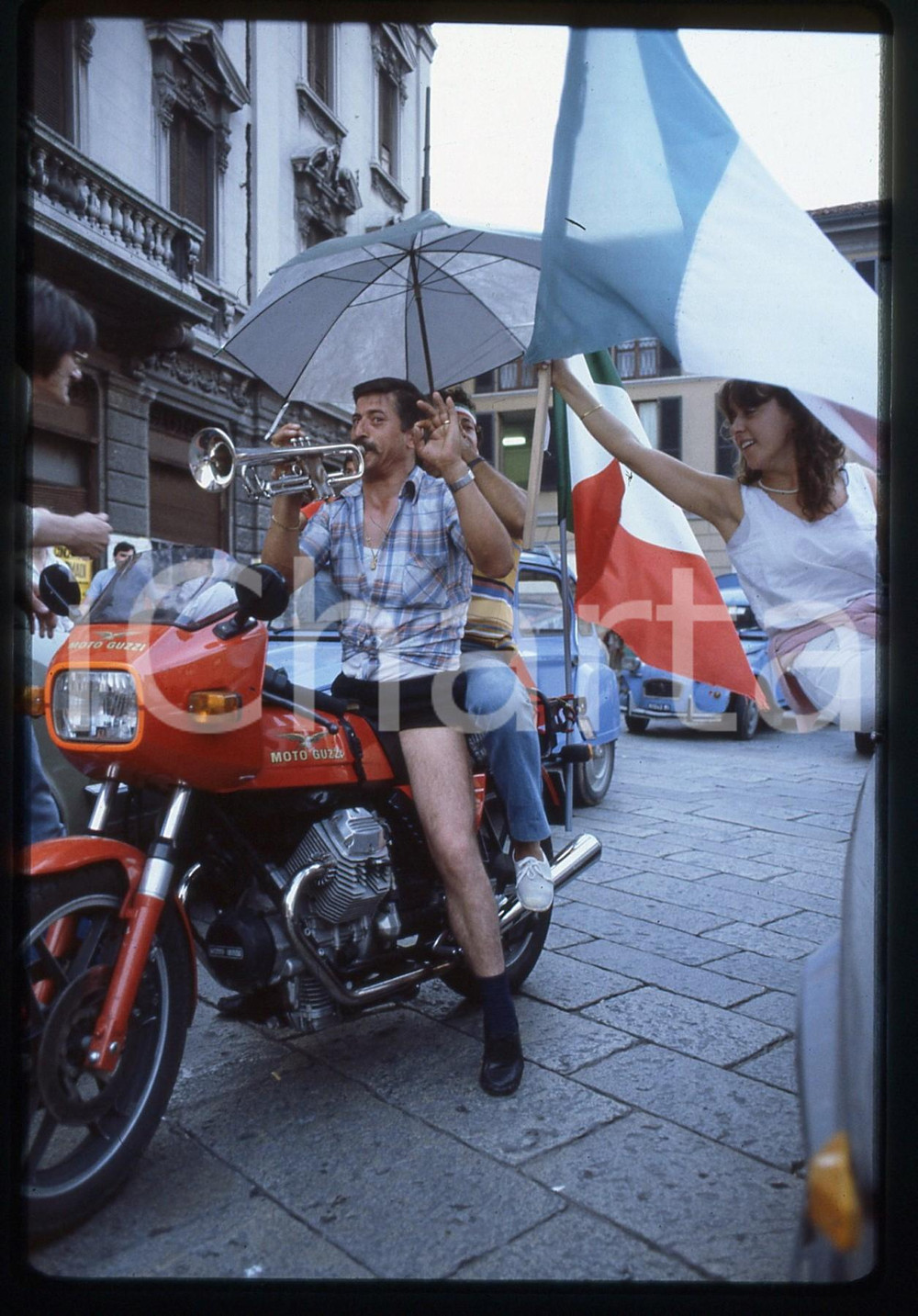 35mm vintage slide* 1982 MONZA Spagna '82 Prepartita ITALIA-GERMANIA OVEST 45