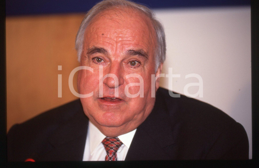 35mm vintage slide* 1996 TORINO Helmut KOHL al vertice "MAASTRICHT-DUE" (32)