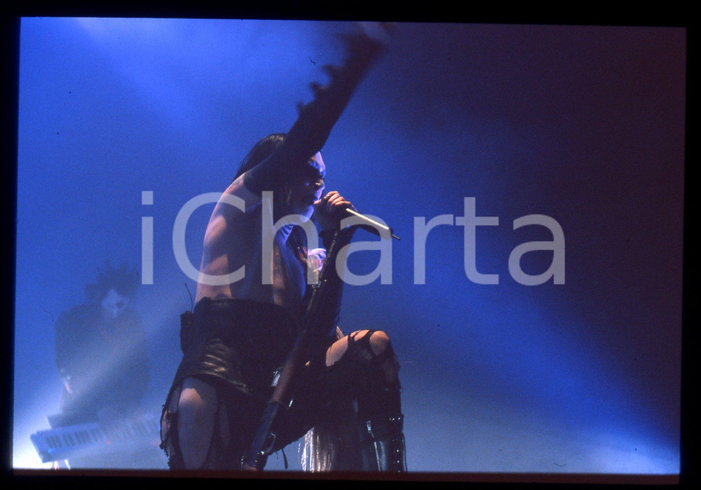 35mm vintage slide* 2001 MILANO Marilyn MANSON Guns, God and Government tour 32