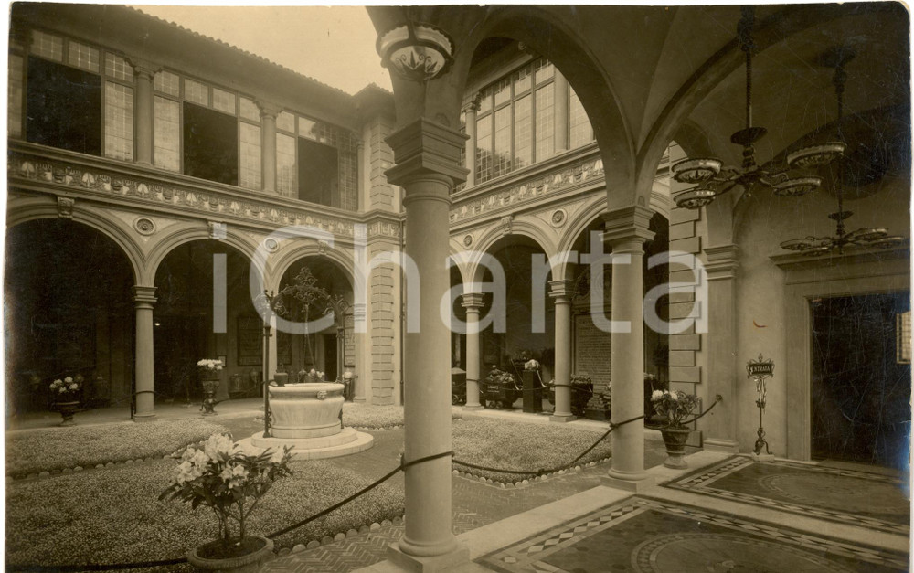 Fotografia d epoca originale 1928 MILANO Fiera Campionaria  Padiglione MONTECATINI mineraria Fotografia 1