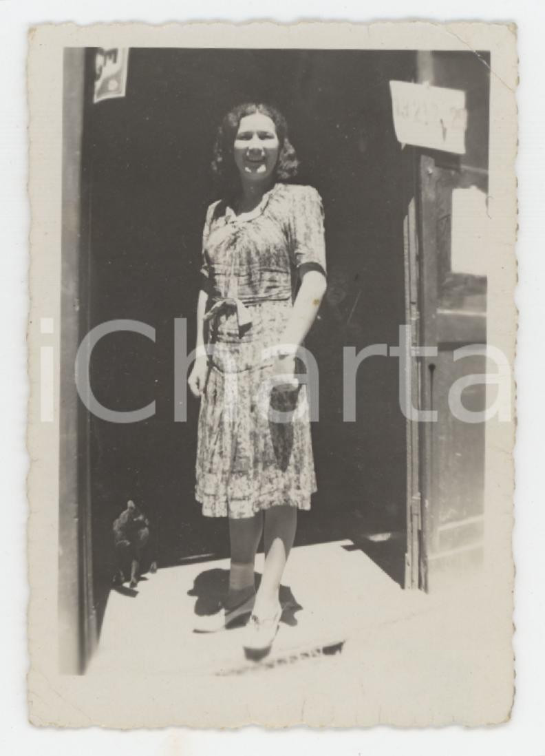 Fotografia d epoca originale 1942 ITALIA Ritratto femminile  Fotografia ANONIMA 6x8 cm 1 1
