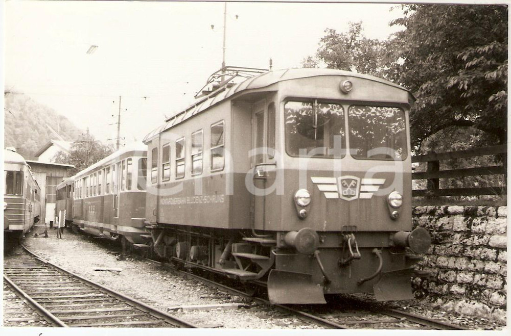 Cartolina originale da collezione 1970 SCHRUNS Montafonerbahn MBS Treno ET 10102 rsP Cartolina SLEZAK FP NV 1