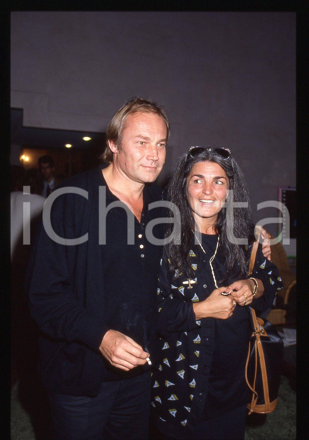 35mm vintage slide* 1985ca COSTUME Klaus Maria BRANDAUER e Karin MULLER (1)