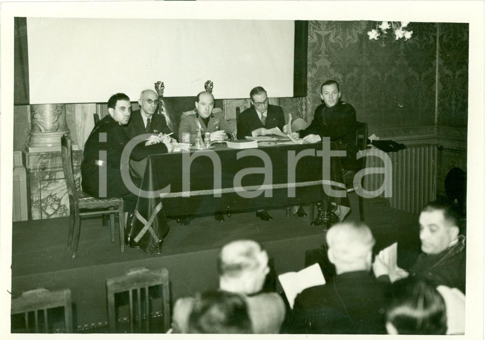 Fotografia d epoca originale 1938 ROMA Riunione per nuovo contratto nazionale Panificatori FOTOGRAFIA 1