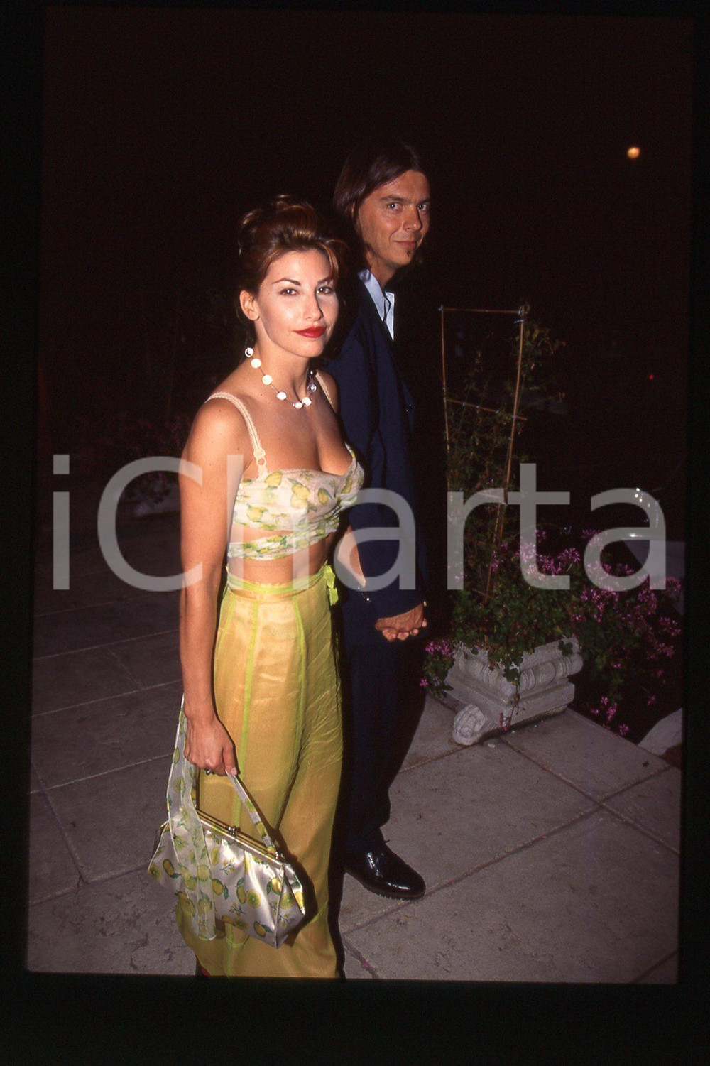 35mm vintage slide* 1996 ca CINEMA Gina GERSHON, Giovanni McPHERSON (52)