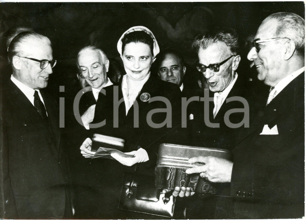 1959 ROMA "Penna d'Oro" - Giovanni GRONCHI Antonio SEGNI Arnoldo MONDADORI 