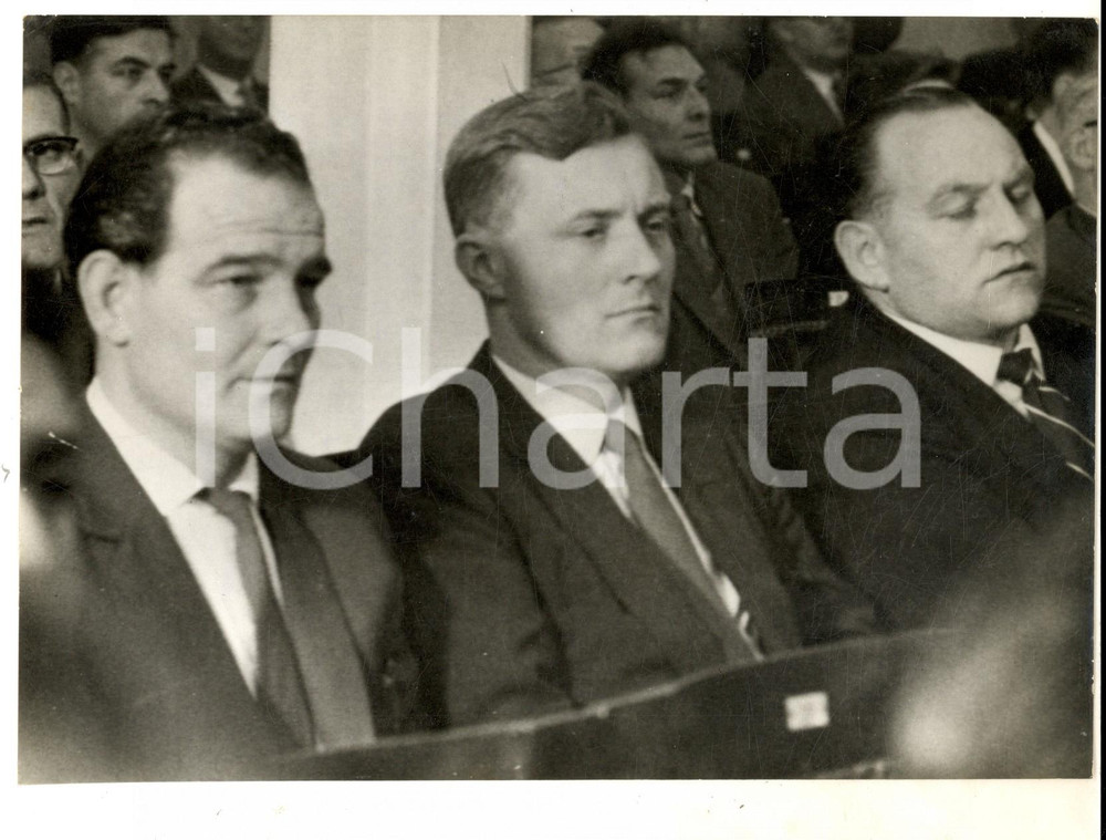 Fotografia d epoca originale 1960 SCARBOROUGH Anthony WEDGWOOD BENN at LABOUR PARTY CONFERENCE Photo 20x15 1
