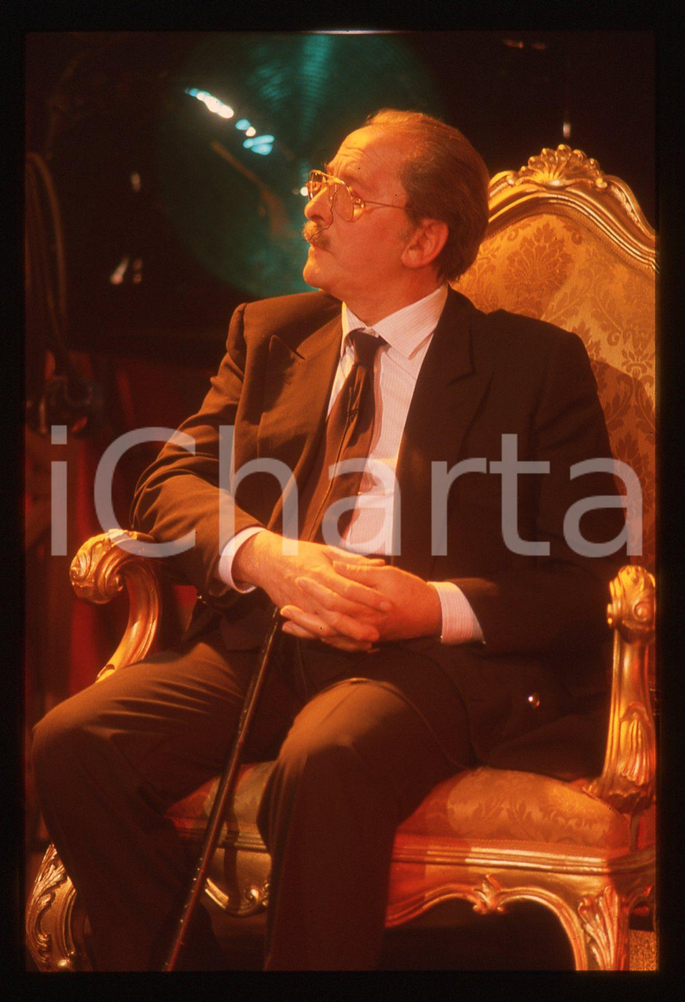 35mm vintage slide* 1988 RAI 2 - Domenico MODUGNO a CHI TIRIAMO IN BALLO? (11)