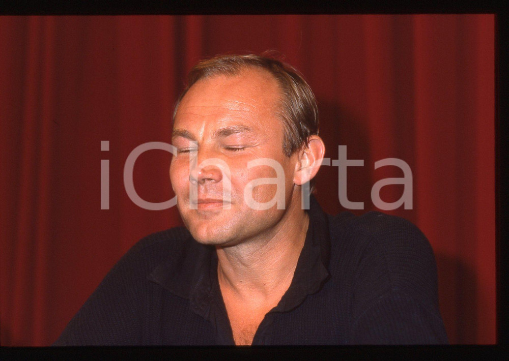 35mm vintage slide* 1986 CANNES Klaus Maria BRANDAUER Ritratto dell'attore (11)