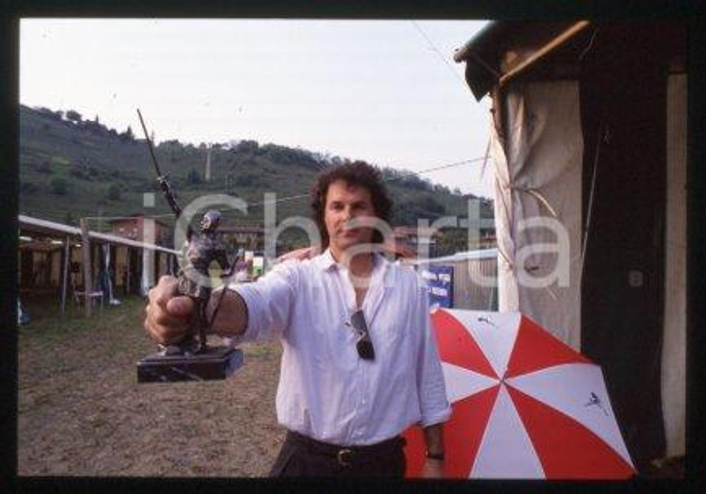 Giovanni ONGARO - LEGA NORD Ritratto del politico 1992 ca * 35mm vintage slide 9