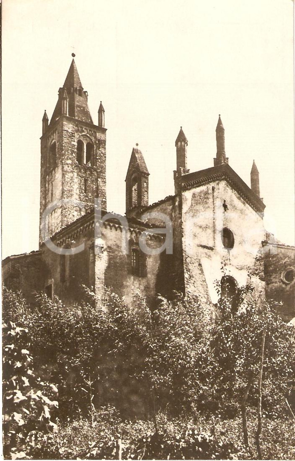 Cartolina originale da collezione 1930 ca BUTTIGLIERA ALTA (TO) Abbazia SANT'ANTONIO DI RANVERSO *Cartolina FP NV 1
