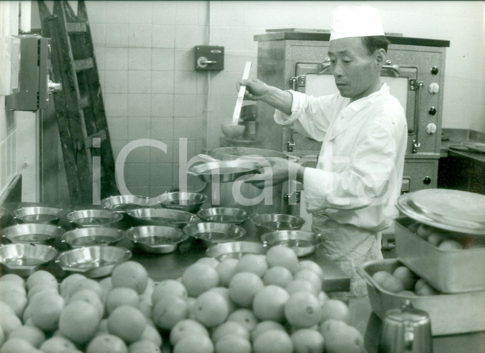 Fotografia d epoca originale 1966 MIDDLESBROUGH UK Mondiali ITALIA  COREA CuocoKem HIRO Nazionale COREA 1