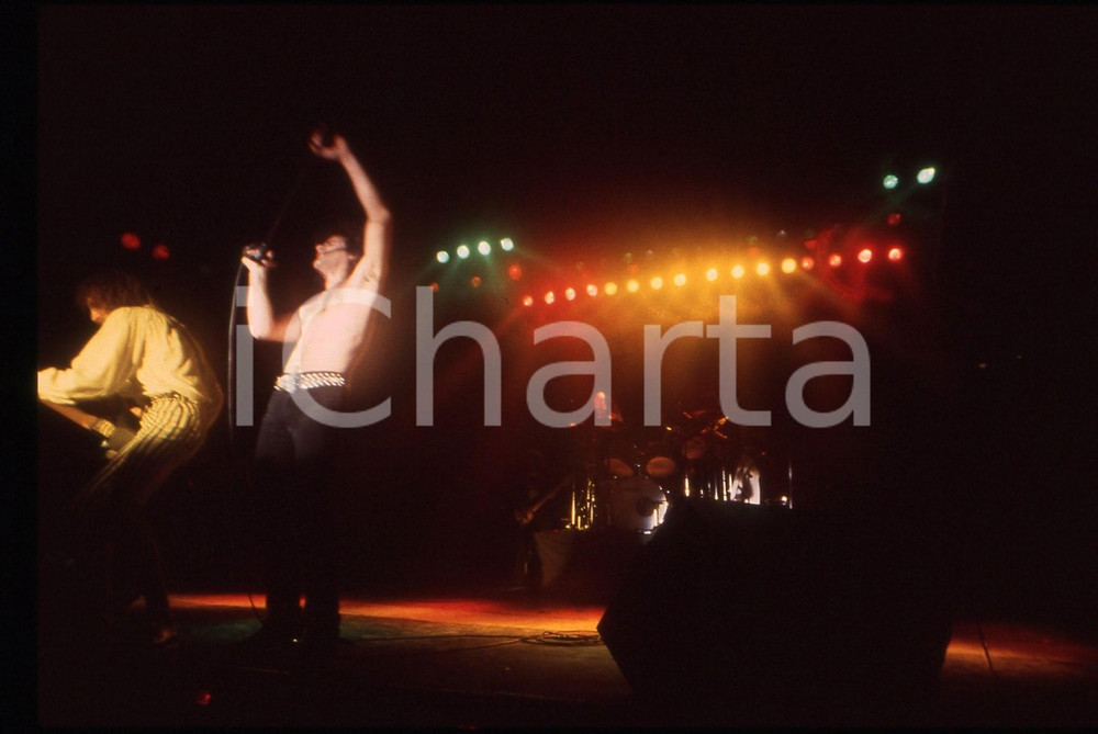35mm vintage slide* 1982 MILANO Marc STORACE e Fernando VON ARB dei KROKUS (10)