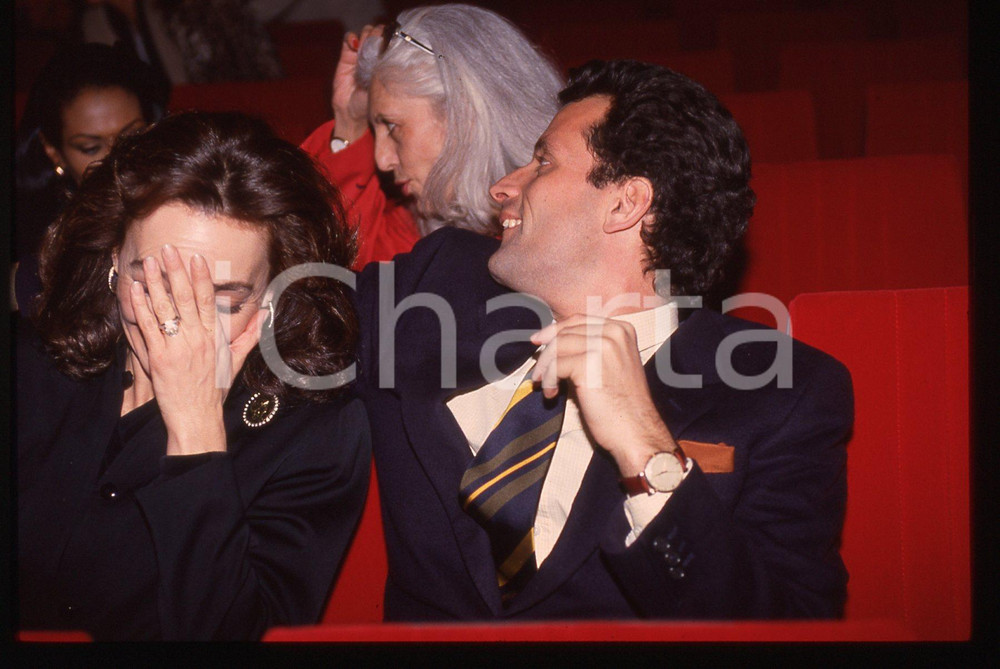 35mm vintage slide* 1990ca ITALIA COSTUME Maria Rosaria OMAGGIO a un evento (6)