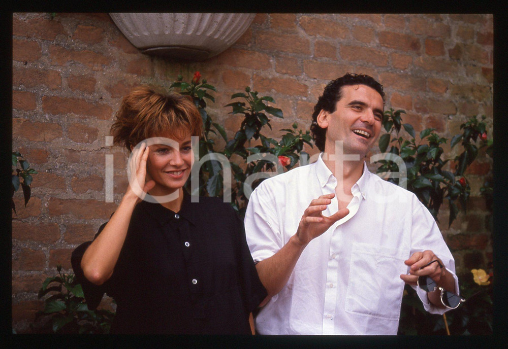 35mm vintage slide* 1989 VENEZIA Massimo TROISI Anne PARILLAUD - Ritratto (4)