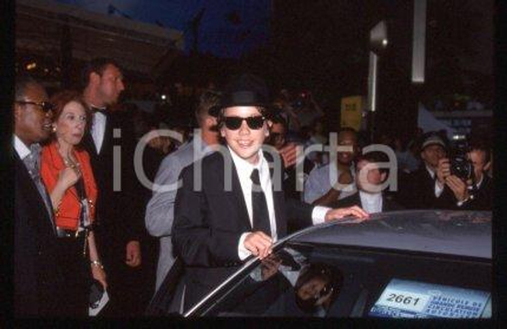 35mm vintage slide* 1998 MILAN an American actor J. Evan BONIFANT (16)
