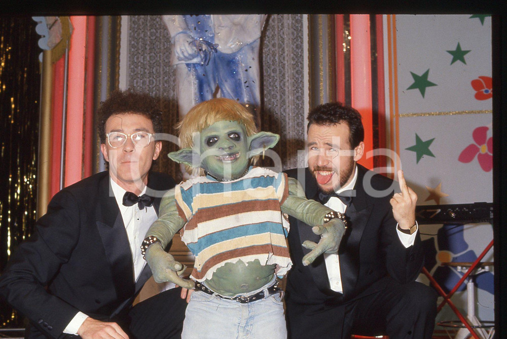 35mm vintage slide* 1988 MATRJOSKA Stefano DISEGNI Massimo CAVIGLIA e SCRONDO 2