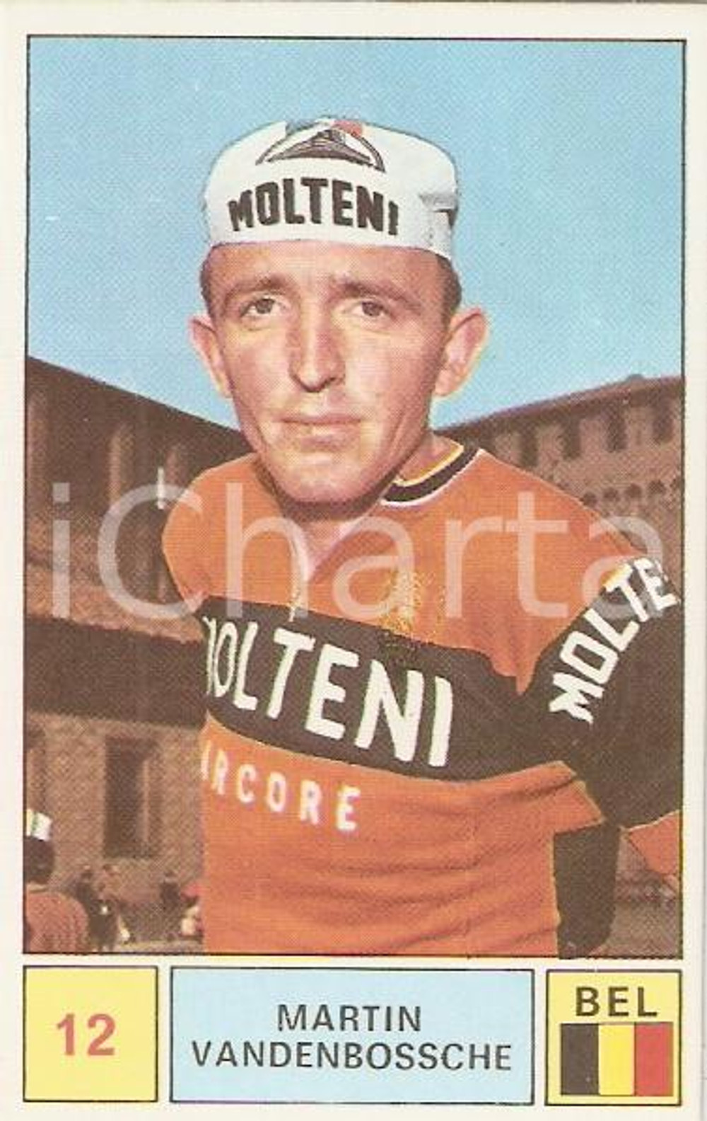 Oggetto da collezione cartaceo PANINI - SPRINT 1971 Figurina Martin VANDENBOSSCHE n 81 Ciclismo Sponsor MOLTENI 1