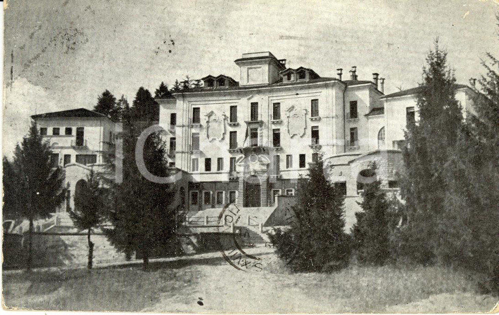 Cartolina originale da collezione 1931 VARESE Facciata del collegio convitto civico ENRICO MACCHI Cartolina FP VG 1