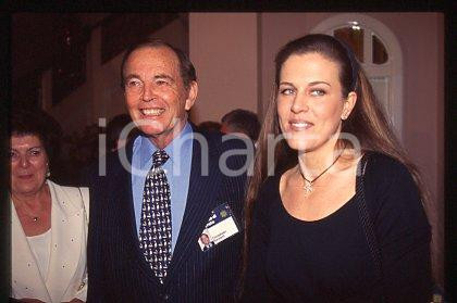35mm vintage slide* 1997 ITALY Christiaan BARNARD cardiac surgeon and wife (20)