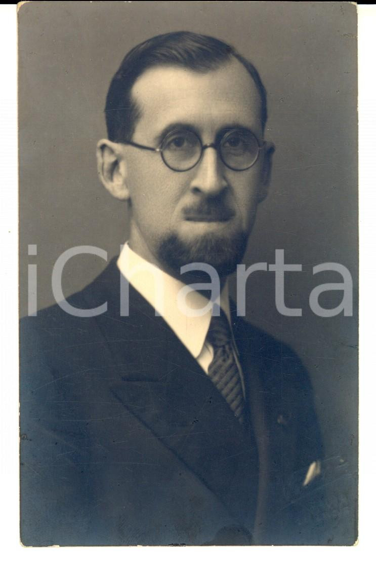 Fotografia d epoca originale 1931 PAVIA Ritratto di Renato GIONCADA Fotografia VOLPI cartolina FP 1