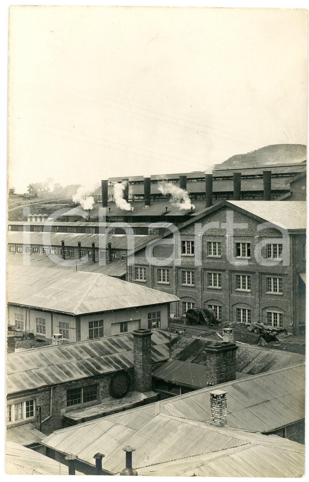 1930 ca CONGO BELGE Mine PANDA - Usines - Photo Léopold GABRIEL (6) Fotografia originale in formato cartolina postale.FOTOGRAFO: L&eacute;opold Gabriel - Panda - Katanga  GOOD/buono  Formato: 9x14 cm originale e autentica 1